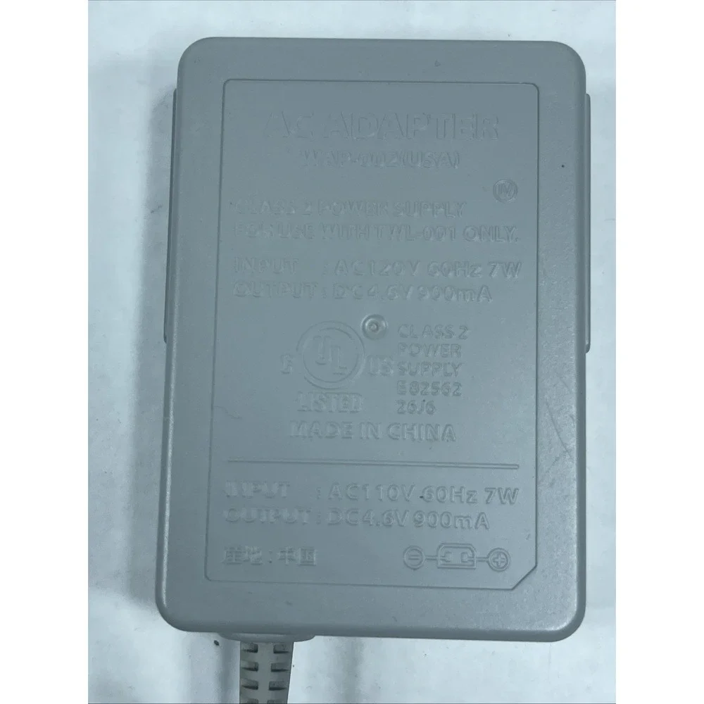 Genuine OEM Nintendo Gray AC Adapter Charger DSi 3DS XL 2DS New 3DS XL Untested
